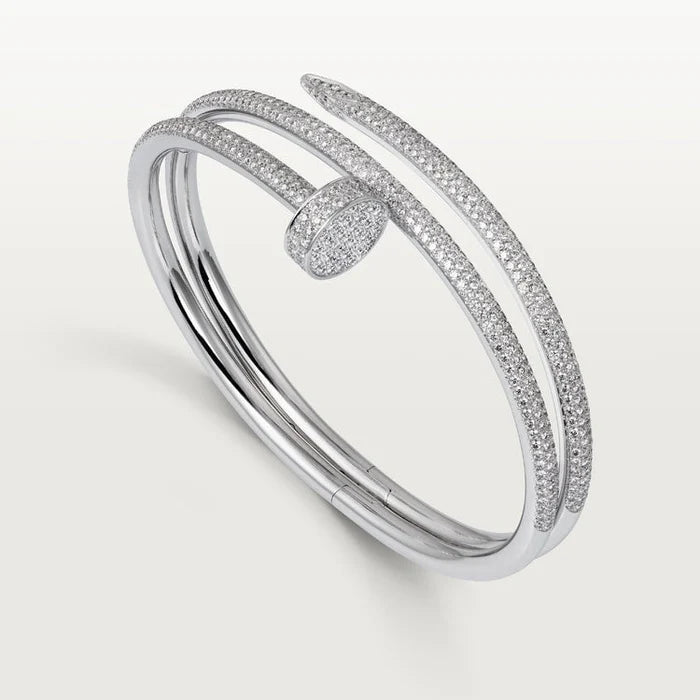 Iced Out Nail Bracelet