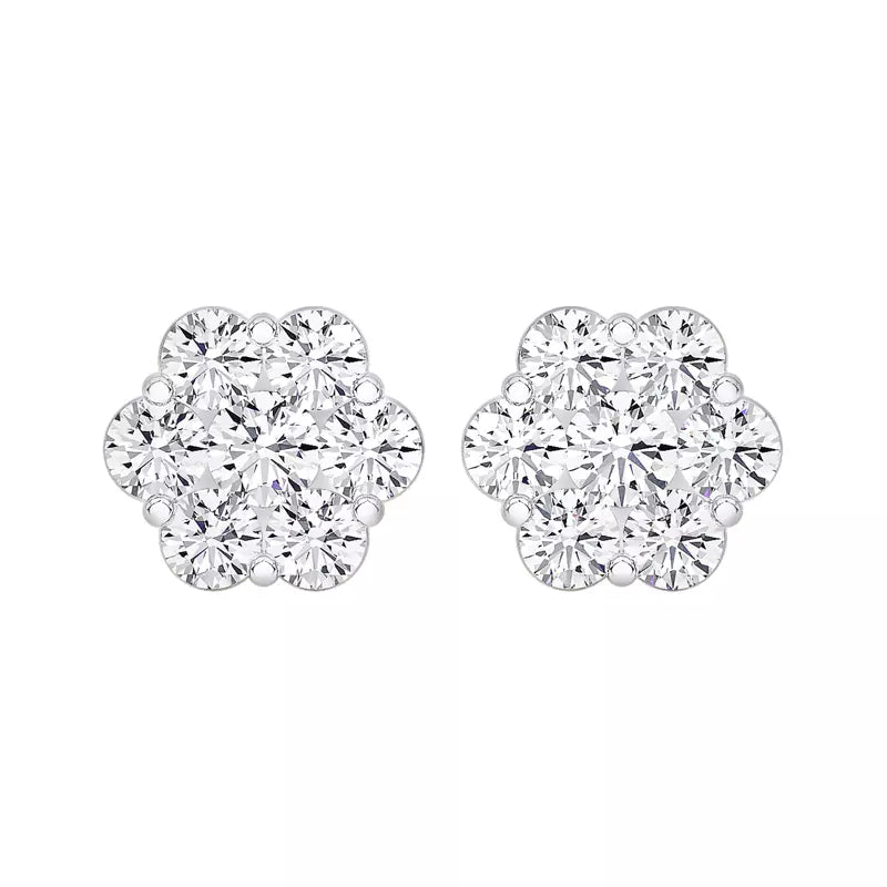 VVS Flower Style Earrings