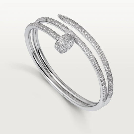 Iced Out Nail Bracelet