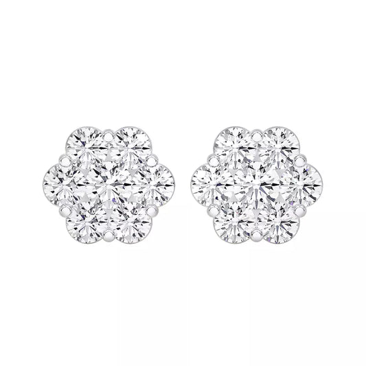 VVS Flower Style Earrings