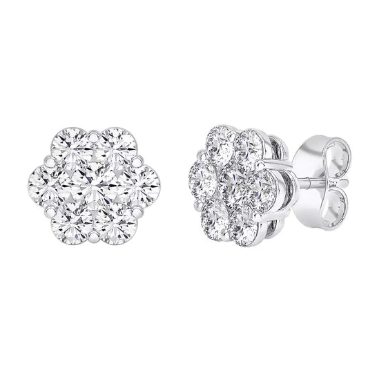 VVS Flower Style Earrings